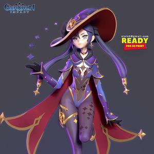 Mona Megistus - Genshin Impact Fanart