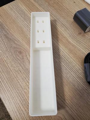 Gridfinity 1x5 Cable and Charger Holder