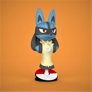 Lucario Pokemon Bust