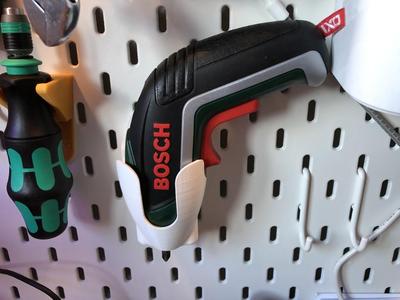 Bosch IXO mount for IKEA SKADIS