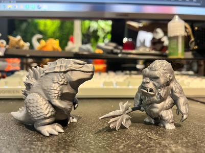 Cute Godzilla Universe - King Kong Keychain