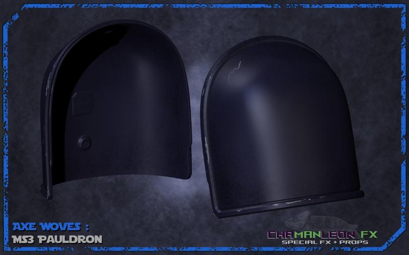 Axe Woves Shoulder Pauldrons The Mandalorian Cosplay Armor