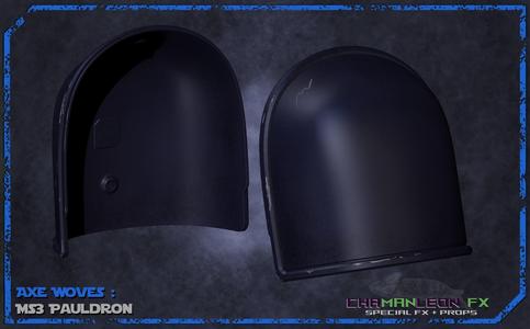 Axe Woves Shoulder Pauldrons The Mandalorian Cosplay Armor