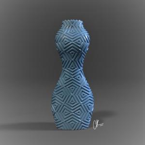 Fem-Vase -Geo Illusion