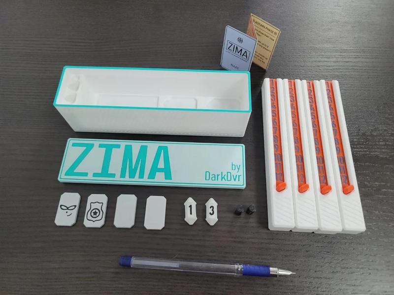 Fully 3D Printed Social Mini Board Game (1-4 players)   