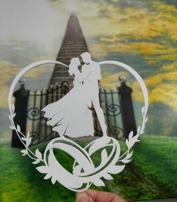 Wedding Rings Groom & Bride-Topper-Table decor