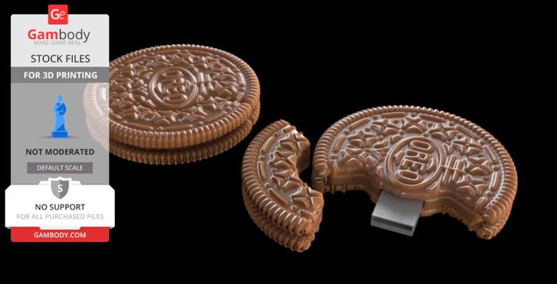 Flash Memory Stick Oreo Cookie Case