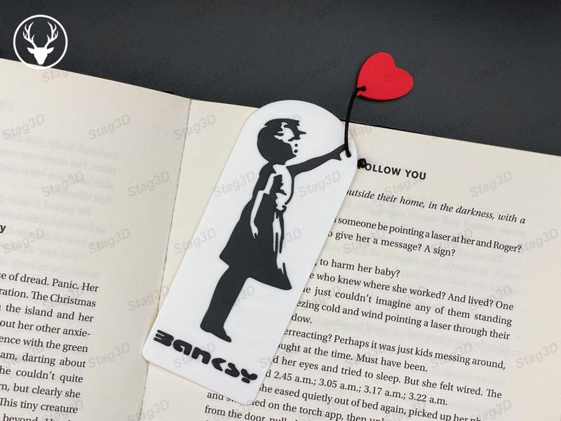 Banksy - Balloon girl bookmark 