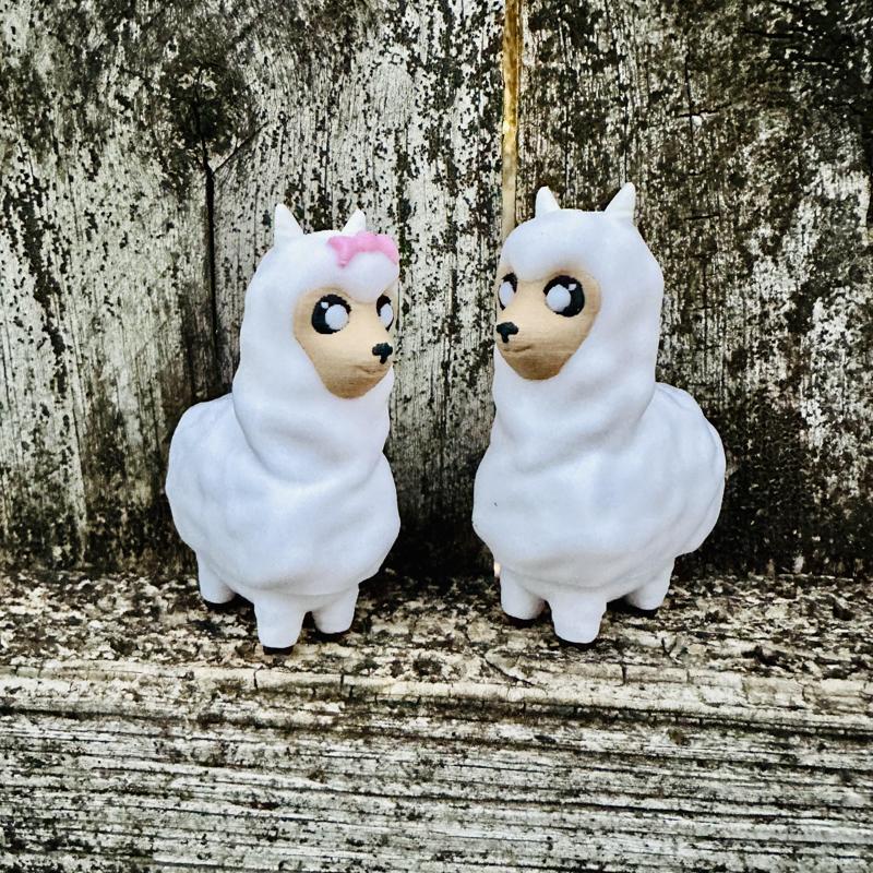 Llama and Lady Llama Clicker