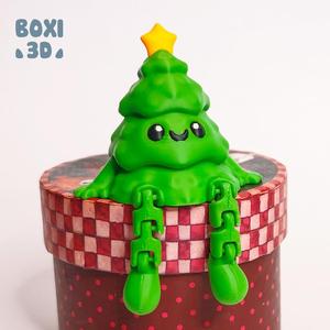 CHRISTMAS TREE - FLEXI - ARTICULATED - CUTE-PRINT IN PLACE