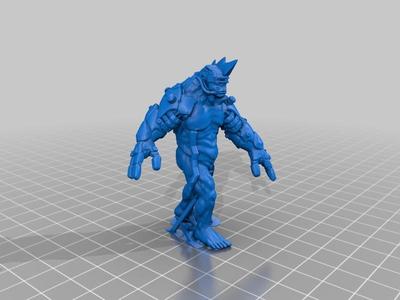 steampunk - cyberpunk yeti #2 - partial supports