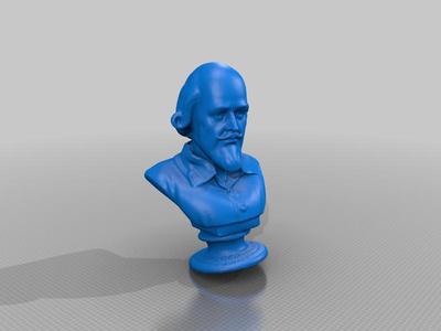 Shakespeare Bust - Batman 1966 (From LiDAR Scan)