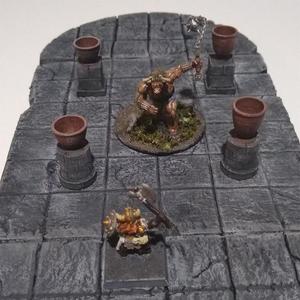 Vase and Urn Pillars for Dungeons & Dragons, Pathfinder or other Tabletop Games