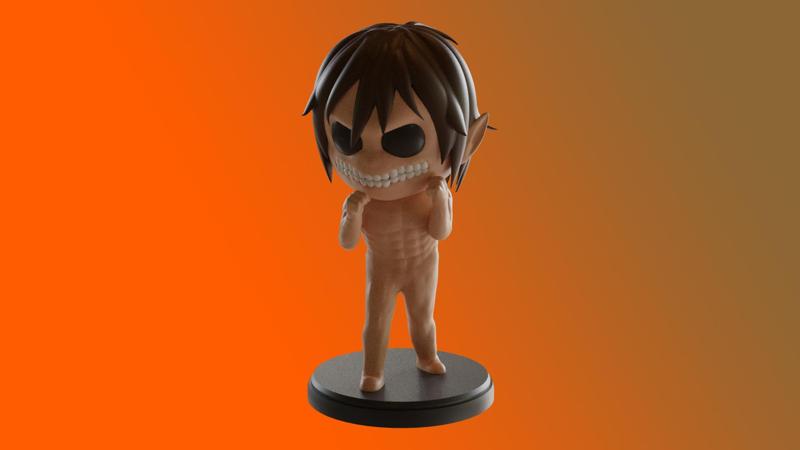 Shingeki no Kyojin - Eren titan
