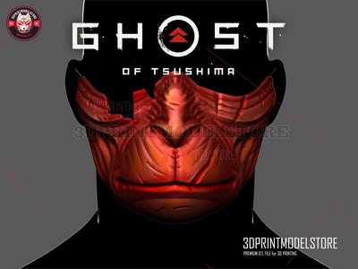 Ghost of Tsushima Mask - Sacred Samurai Cosplay Halloween Helmet
