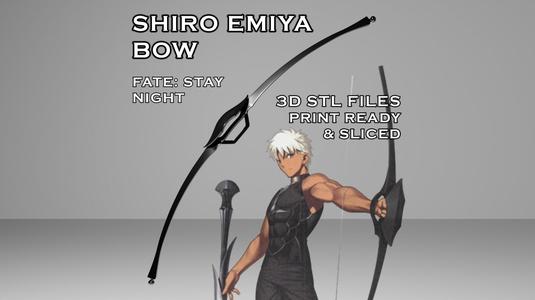 Shiro Emiya Bow -- Fate Stay Night -- 3D Print Ready