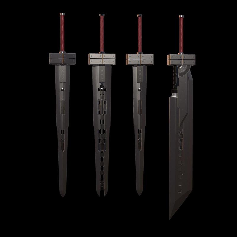 Cloud Fusion Swords Final Fantasy Advent Children