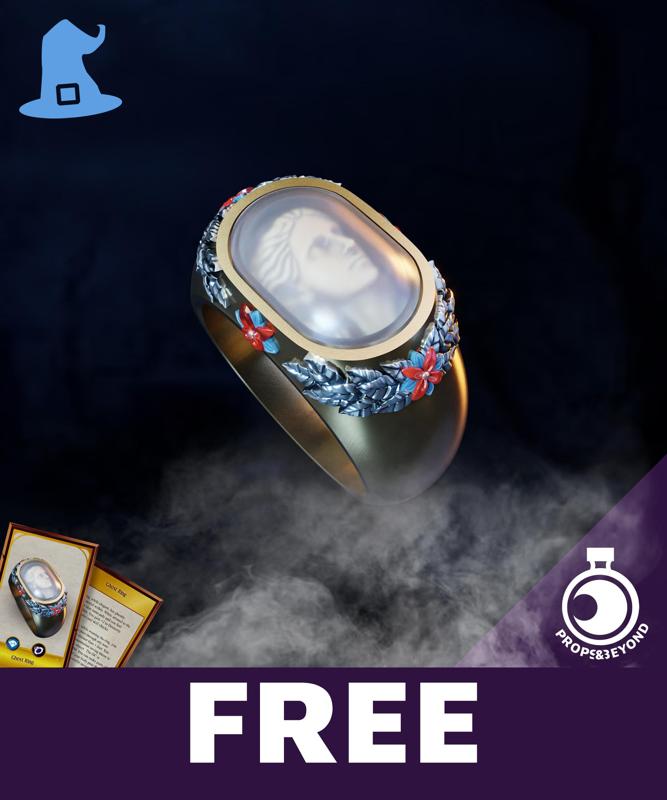 FREE Real-size Prop - Haunted Ghost Ring