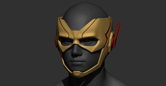 Flash Kid Helmet - DC comic 3D print model