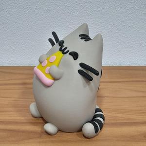 LEONARDZ3D - Pusheen Eating Pizza