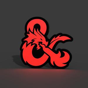Dungeons & Dragons Dragon Lightbox LED Lamp