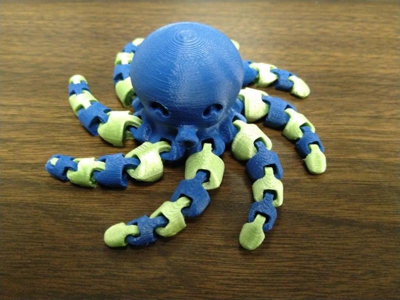 Cute Mini Octopus (Dual-Extrusion Remix)
