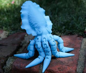 (Commercial License) Print In Place Articulated Cuttlefish