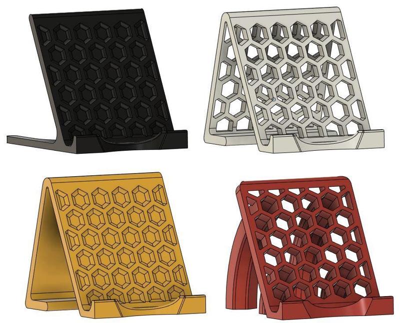 Honeycomb Phone Stands