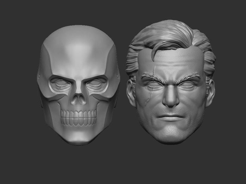 Black Mask - Headsculpt for Action Figures