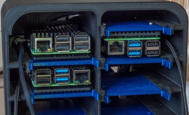 Raspberry Pi Cluster Rack