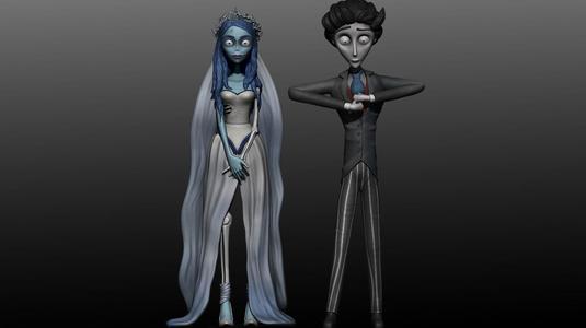 The Corpse Bride Husband and Wife  3D Model Collection