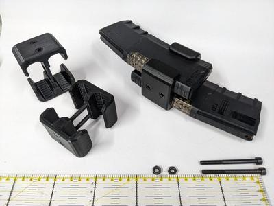 AR15 H3T double/dual Magazine Coupler/Connector .223
