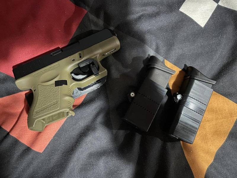 Glock Mag Pouch - variable retention - Higher