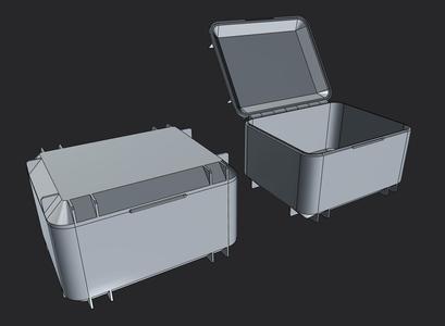 Hinged box (.step included)