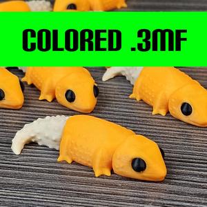 Colored Leopard Gecko Mini Monster #8