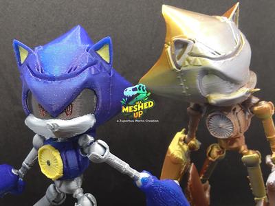 Articulated Metal Sonic Toy