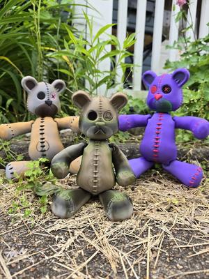 "Stitches" the Articulated Teddy Bear