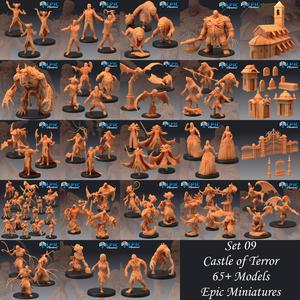 Castle of Terror Set / Undead & Vampire Encounters / Gothic Horror Collection / Pre-Supported
