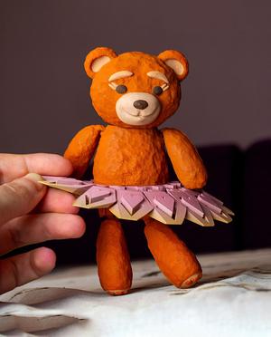 Teddy Bear In Movable Skirt