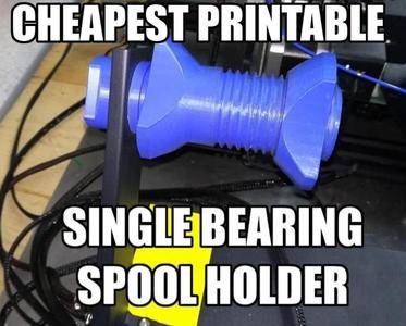 SINGLE BEARING SPOOL HOLDER w/ TIMELAPSE COVERS