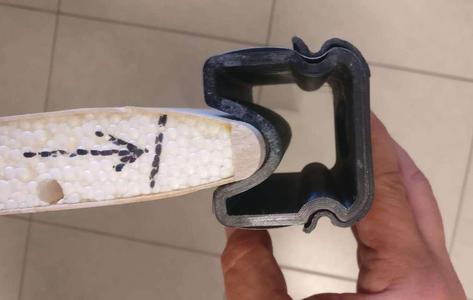 Airfoil leading edge Sanding Block for Balsa