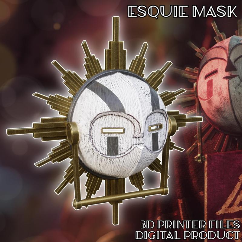 Esquie Cosplay Wall Mounted Mask Clair Obscur: Expedition 33