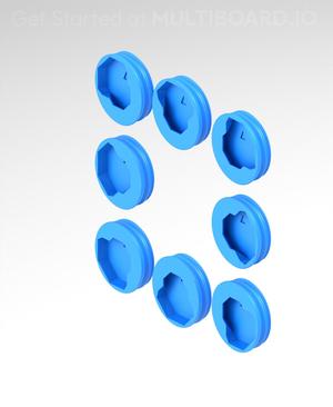 Half Multipoint Hole - Large Thread