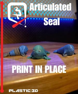 Articulated Seal print in place   