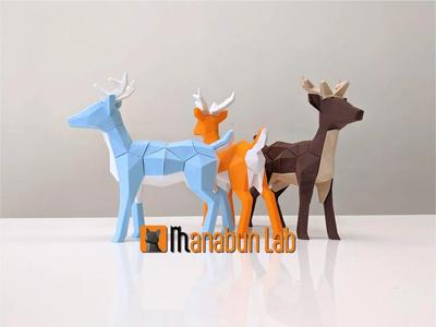 Low Poly Deer Puzzle   