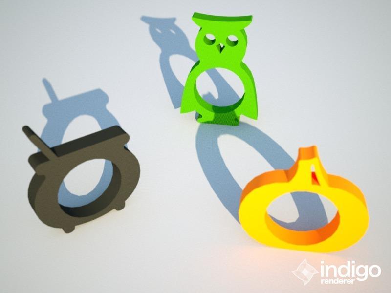 Fall/Halloween Napkin Rings