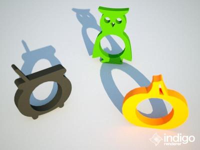 Fall/Halloween Napkin Rings