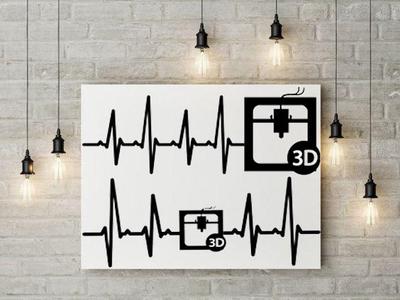 Heart Beat 3D printer  2D