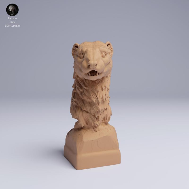European Polecat Bust