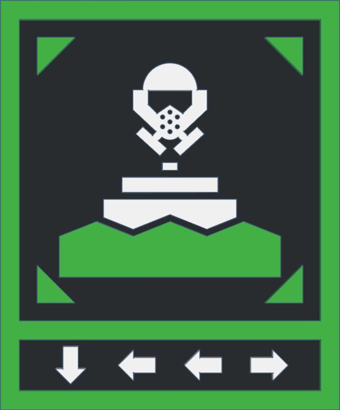 Helldivers 2 Stratagem Plaque (Gas Mines)